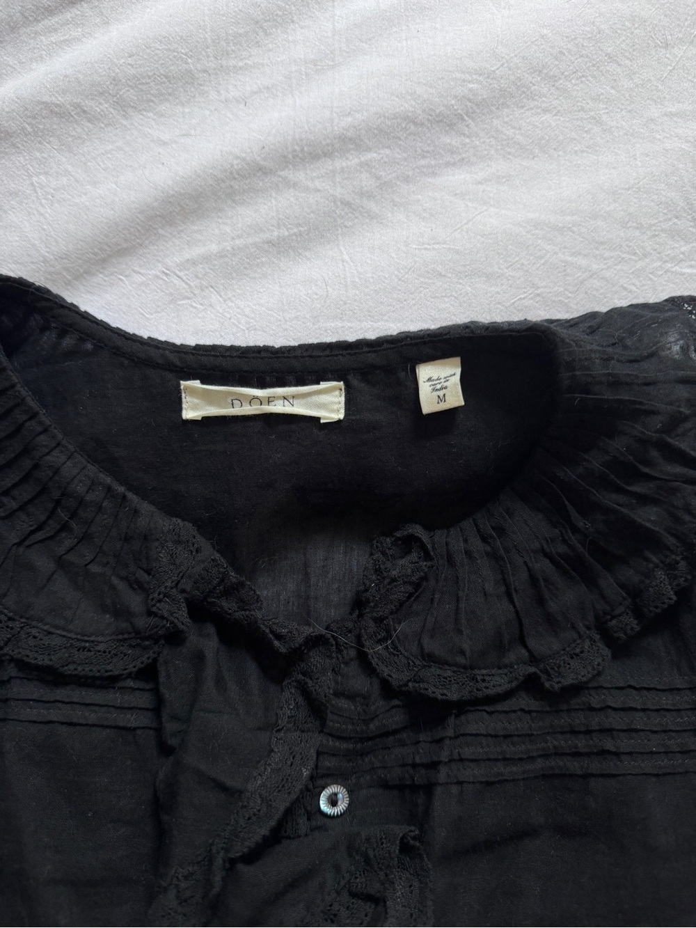 Doen Black Basalm Top - Picture 3 of 6